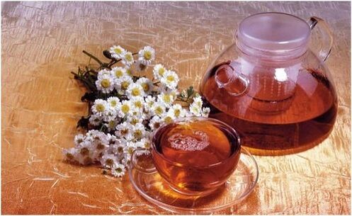 chamomile ជាមួយនឹងជំងឺស្បូនមាត់ស្បូន